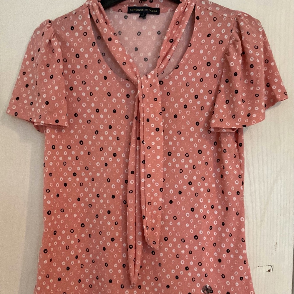 Adrienne Vittadini Short Sleeve Blouse